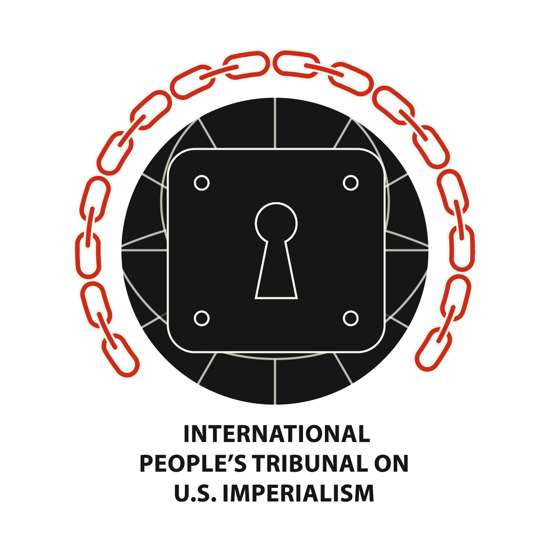 International People’s Tribunal on U.S. Imperialism circular emblem graphic